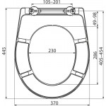 SET Унитаз подвесной WC Alca с инсталляцией Alcapast Sadromodul AM101/1120 + клавиша M70/M71